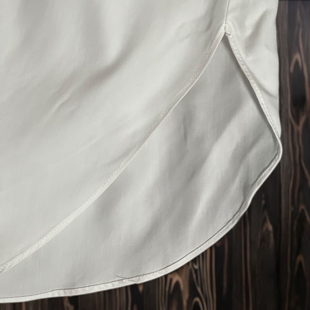 Zara Oversized Long Sleeve Button Shirt - White - XL - Picture 8 of 10